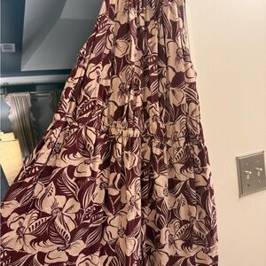 Floral Print Halter Jumpsuit- NWOT